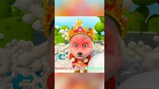 Thumbnail: Hot Mommy vs Cold Daddy! 🔥❄️  #kidssongs #nurseryrhymes #shorts
