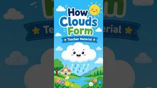 Thumbnail: How Clouds Formed | Simple Science Teacher Material for Kids #teacher