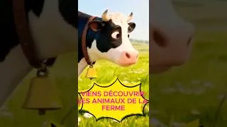 Thumbnail: À la Ferme de Léo 🐮🐷 | Les animaux de la ferme #Shorts #animaux #chanson @HappyTunesTime