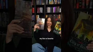Thumbnail: my first vs favorite book #booktube