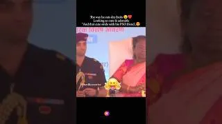 Thumbnail: Cute Moments of Major Rishabh Singh Sambyal Sir Behind Hon’ble President Ma’am 😍❤️