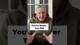 Thumbnail: NEVER Too Old! 50% Of Every BATTLE Is Getting Your Shoes On... #activeandfit #motivation #mindset