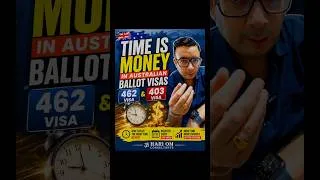 Thumbnail: Time Is Money! Don’t Delay Your Australia 462 & 403 Ballot Visa after selection #hariomconsultants