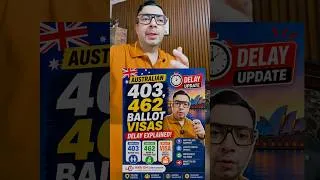 Thumbnail: Australian 403 & 462 Ballot Visa Delays Explained | Latest Update 2026 #462 #403