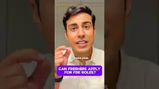 Thumbnail: Can Freshers Apply for Forward Deployed Engineer (FDE) Roles? 🤔