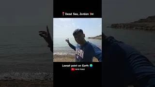 Thumbnail: You literally can’t sink here 😳 #deadsea #jordan #travelshorts #middleeast #travelvlog #bucketlist