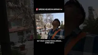 Thumbnail: Sirens in Amman 🇯🇴… Not What I Expected #amman #jordan #iranisraelwar #middleeast