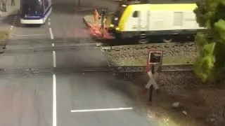 Thumbnail: Faller Car System automatic railroad crossing