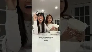Thumbnail: Giving my sisters a small portion to see how they react LOL #sisters #siblings #prank