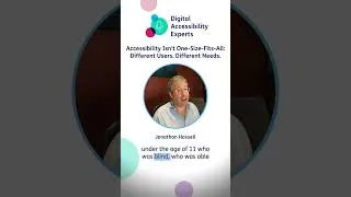 Thumbnail: Different Users, Different Needs  #digitalaccessibility #accessibility #digitalinclusion