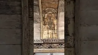 Thumbnail: A medieval skeleton on a rood screen, full video on my channel #hauntsandjauntsadventures #medieval