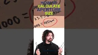 Thumbnail: Aperture Size Calculation  #wiremesh #science #education #manufacturing