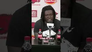 Thumbnail: Arkansas defenders Khmori House and Bradley Shaw break down win over North Alabama, 31-14 #shorts