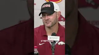 Thumbnail: Arkansas offense struggles in opening win over North Alabama, 31-14 #shorts