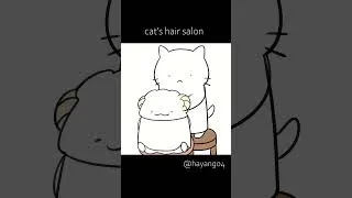 Thumbnail: cat's hair salon #animated #shorts