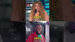 Thumbnail: SHAKIRA AND BURNA BOY: MAJOR EVOLUTION OVER THE YEARS! #shorts #shakira #burnaboy #haysura #trending