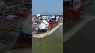 Thumbnail: Ship Launch Compilation - Waves, FAILS and CLOSE CALLS