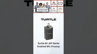 Thumbnail: Turtle AV JEF Dante Enabled Mic Preamp