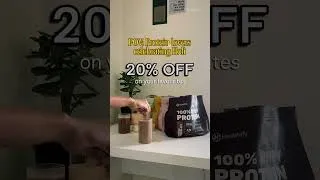 Thumbnail: Grab them at flat 20% off on our store #whey #wheyprotein #highprotein