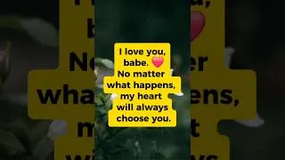 Thumbnail: I love you, babe. Every day every time ❤️❤️❤️