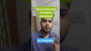 Thumbnail: How to Become a Frontend Developer in 4 Months 🚀