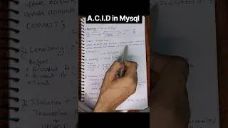 Thumbnail: ACID in MySQL 🔥 | 4 Properties You Must Know!