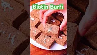 Thumbnail: Healthy Biotin Burfi - स्वाद भी, सेहत भी Healthy Dessert | Hair Fall & Hormonal Health Healthy Sweet