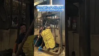 Thumbnail: Razor Wire Packing  100 Rolls in One Bundle
