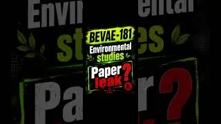Thumbnail: BEVAE -181 Environment studies BA BCOM BBA BCA