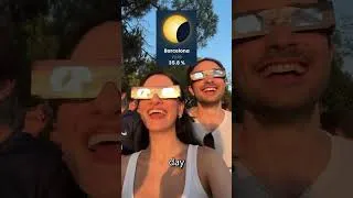 Thumbnail: First time ever A human eclipse #fyp #foryoupage #viral #shorts #video #funny #joke #news #eclipse