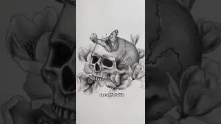 Thumbnail: Full video on my channel 🤍 #art #arttherapy #symbolism #symbolicart #skull #anatomy #psychology