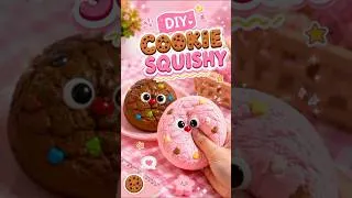 Thumbnail: Cookie Squishy 😋 #diy #craft #shorts #helenascraft #diyideas