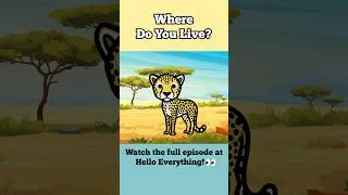 Thumbnail: Where Do You Live? | Wild Animals | Learn Animal Names and Habitats