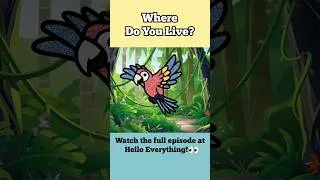 Thumbnail: Where Do You Live? | Wild Animals | Learn Animal Names and Habitats
