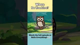 Thumbnail: Where Do You Live? | Wild Animals | Learn Animal Names and Habitats