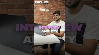 Thumbnail: Interview Ka Darr? 😨 | How to Overcome Job Interview Anxiety! 🧠 | Day 29/30 Job Prep Series
