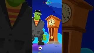 Thumbnail: Hickory Dickory Dock | Halloween Song with Frankenstein
