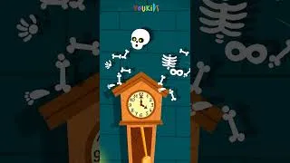 Thumbnail: Hickory Dickory Dock | Halloween Song with Skeleton