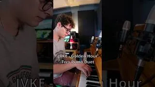 Thumbnail: @JVKE - Golden Hour Piano Duet Cover ☺️🎹🎶❤️ #Shorts #JVKE #GoldenHour #Piano #PianoCover