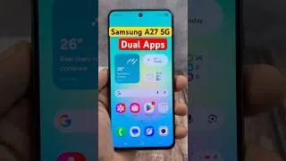 Thumbnail: Samsung A27 5G Dual Apps Setting #dualapps #samsung #android