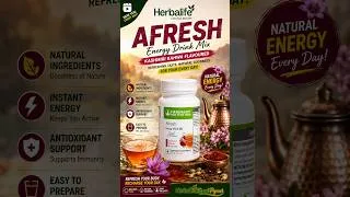 Thumbnail: 🔥 Afresh Kashmiri Kahwa Flavoured ☕✨ | Refresh Your Day, Recharge Your Energy! #shorts # #herbalife