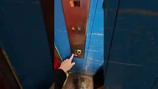 Thumbnail: IT'S MODERNIZED! 1971 Kalea hydraulic elevator (mod by Hissbyggarna) @ Stadium, Gävle, Sweden