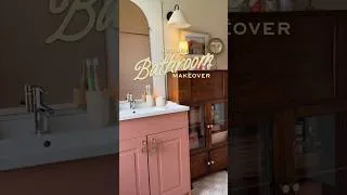 Thumbnail: Budget cabinet upgrade | Bathroom makeover part 2