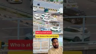 Thumbnail: India is NOT for Beginners!! Zero Civic Sense on Road #civicsense #gurgaon