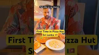 Thumbnail: First Time Pizza Hut in Sri Lanka 🇱🇰 | Full Sri Lanka Travel Vlog on my Channel @hey_ronin