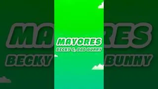 Thumbnail: Becky G, Bad Bunny - Mayores (Letra/Lyrics)