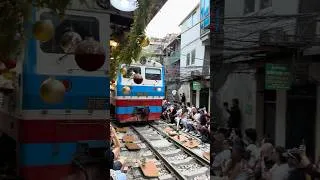 Thumbnail: Hanoi Train Street: A Train Passes THIS Close 😳🇻🇳