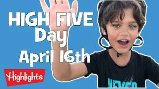 Thumbnail: National High Five Day | April 16th, 2020 | Highlights Kids