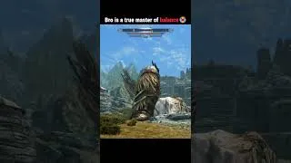 Thumbnail: Bro is a true master of balance😭 #skyrim
