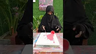 Thumbnail: Fabi Bi Ayye Ala’i Rabbikuma Tukazziban | Islamic Calligraphy using stencil ✨ #shorts